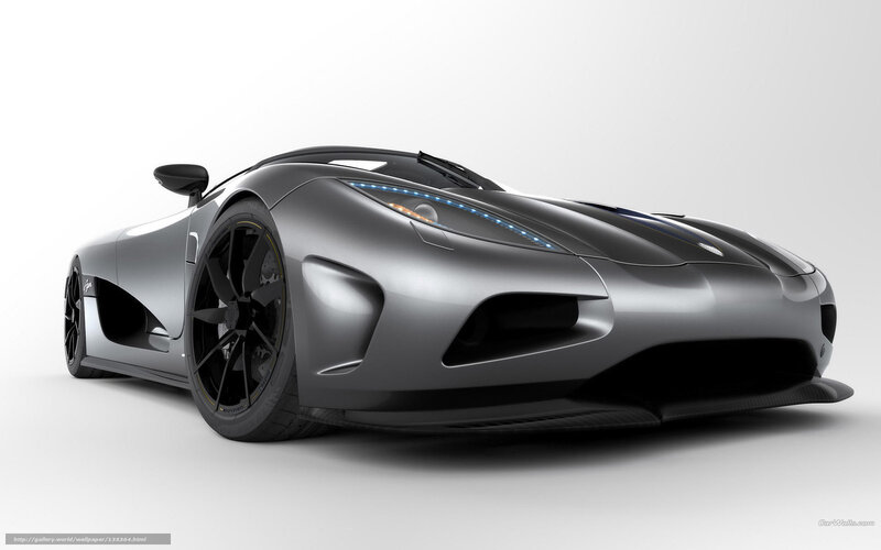 Silver Sports Car — Gray, Sleek, 3d Render