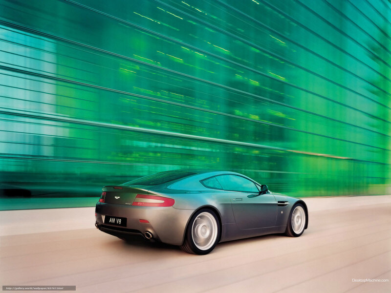Silver Sports Car — Green, Dynamic