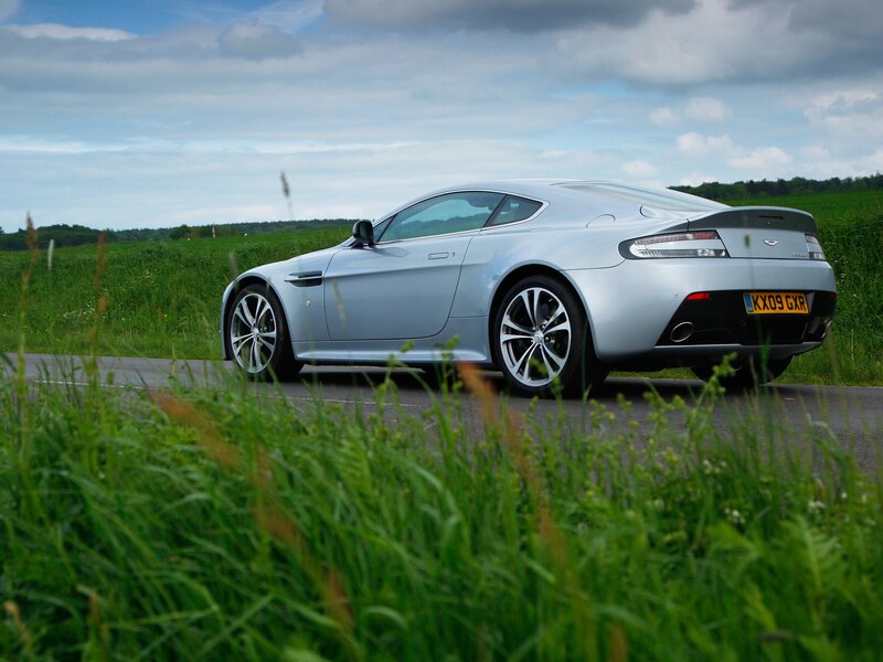 Silver Sports Car — Green, Serene, Afternoon, Photograph, Road