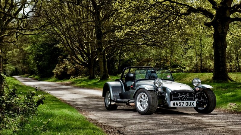 Silver Sports Car — Green, Serene, Afternoon, Photograph
