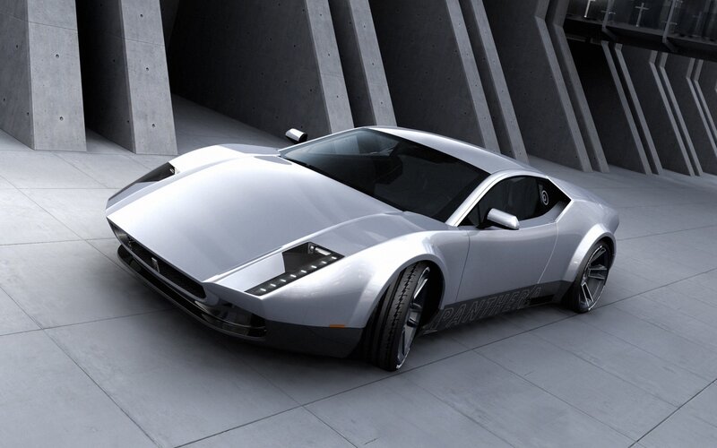 Silver sports car in a modern garage