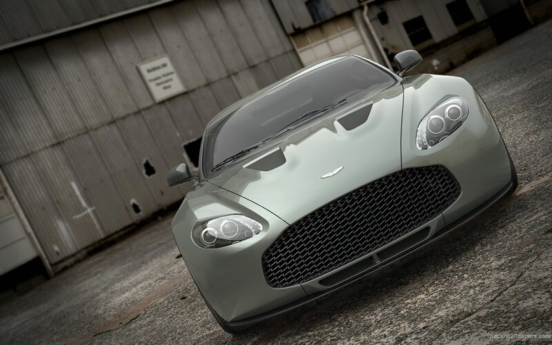 silver sports car in garage