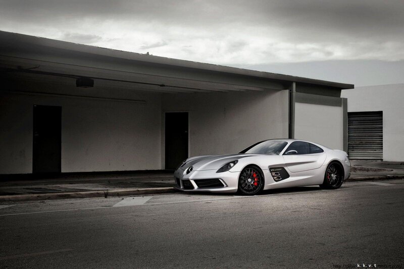 silver sports car in garage