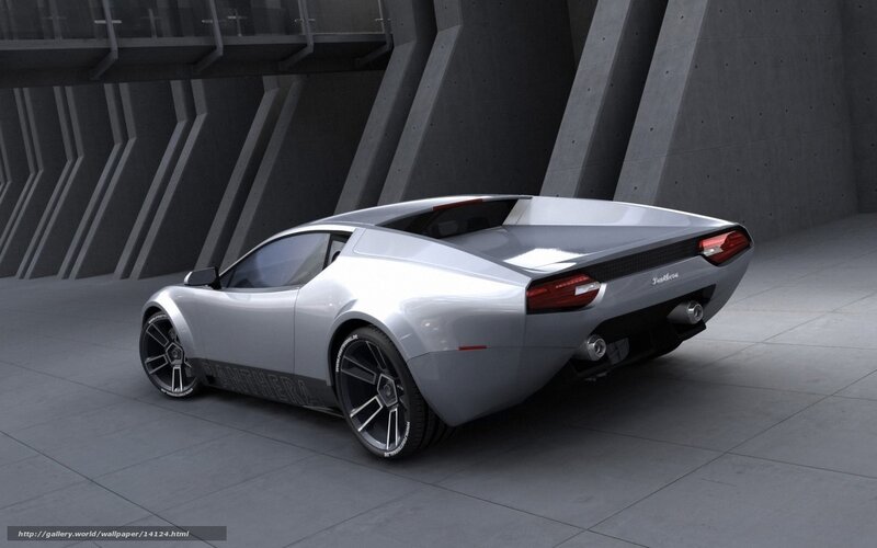 Silver sports car in modern setting