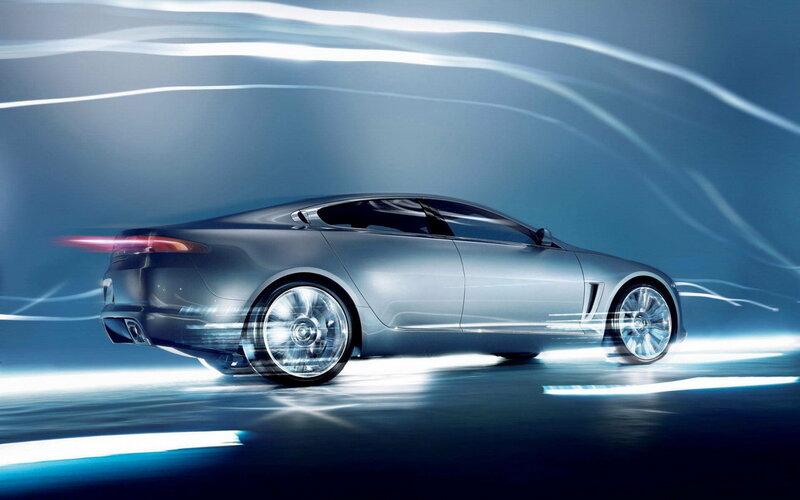 silver sports car in motion