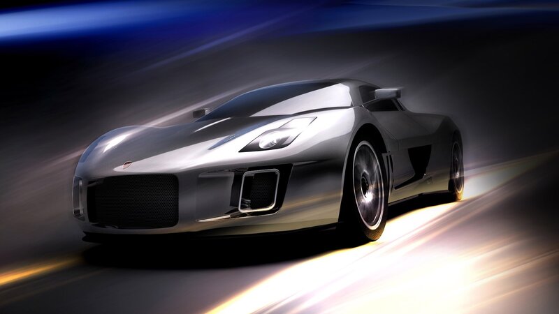 silver sports car in motion