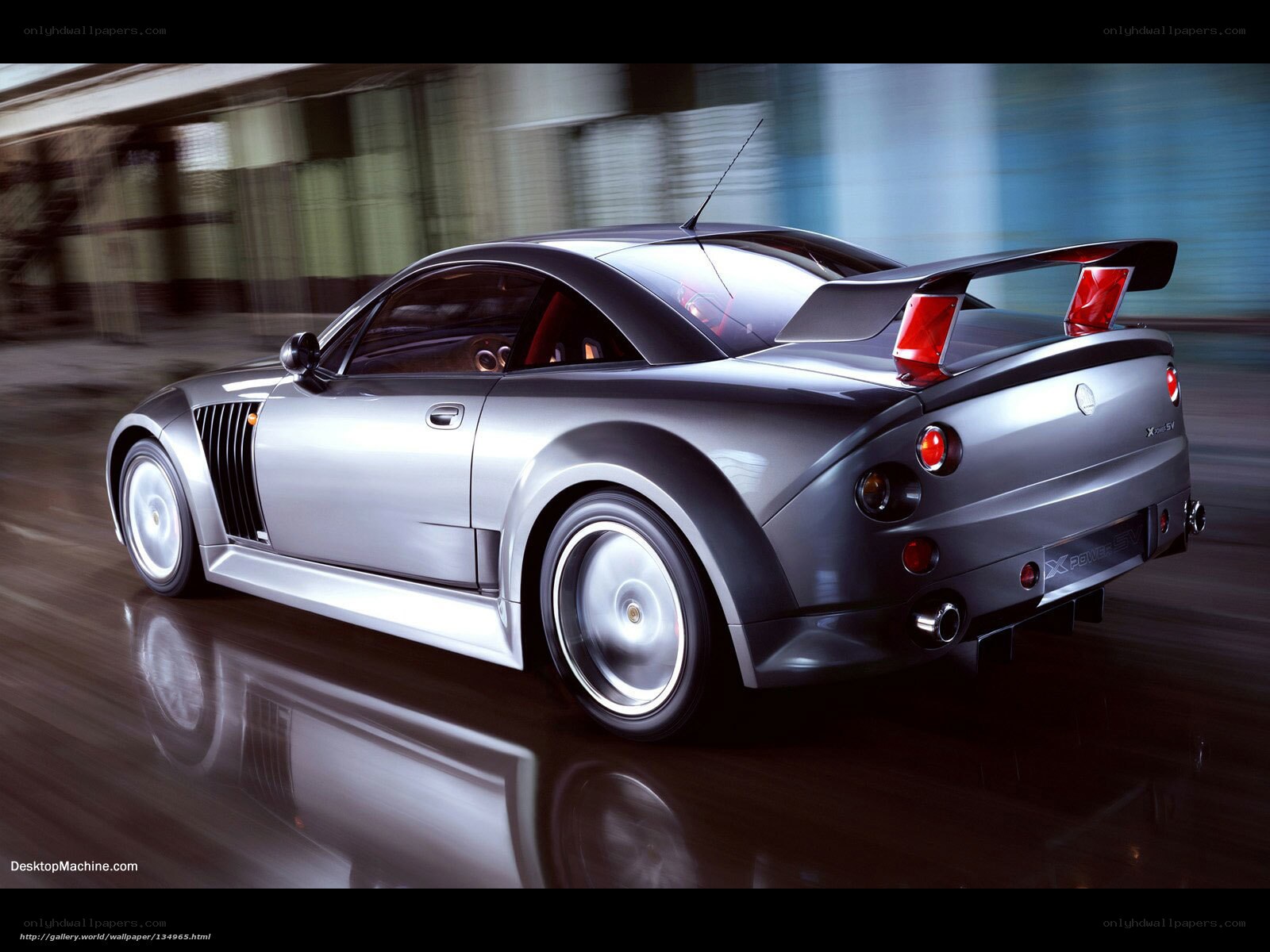 silver sports car in motion