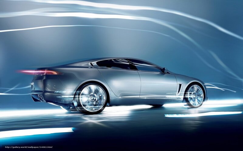 Silver sports car in motion