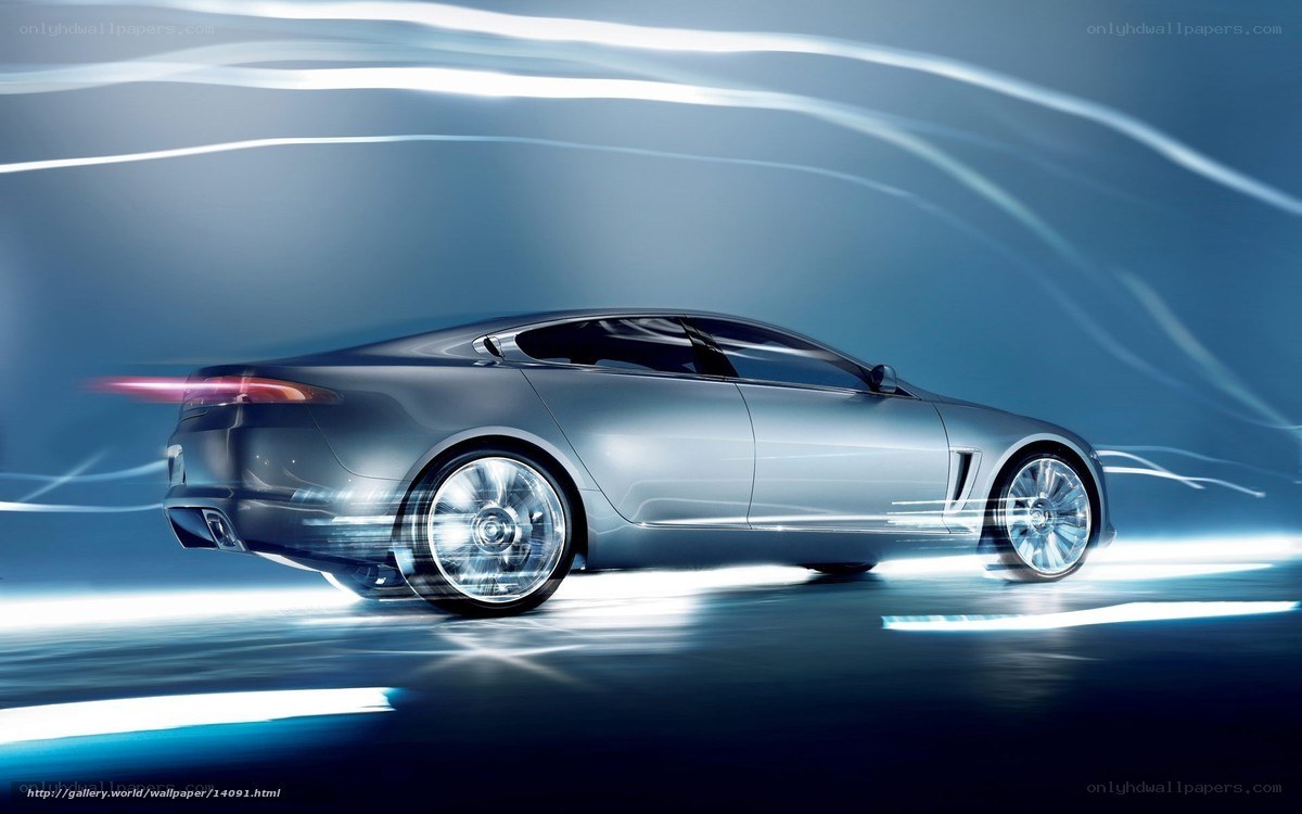 Silver sports car in motion