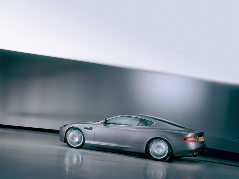 silver sports car in studio