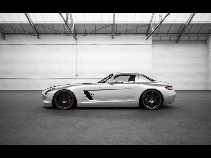 silver sports car in warehouse