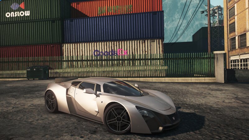 Silver Sports Car — Industrial