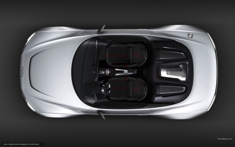 Silver Sports Car Interior — Modern