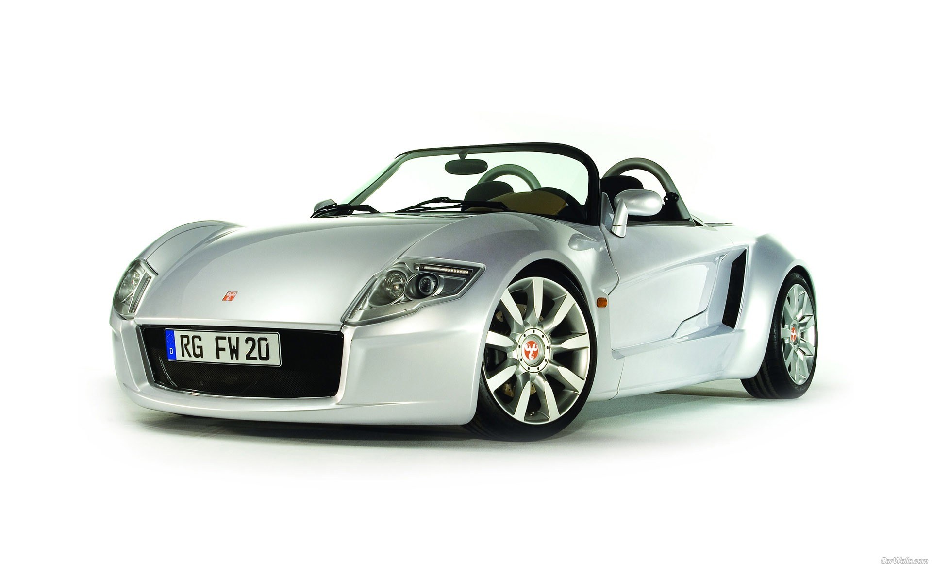 silver sports car model