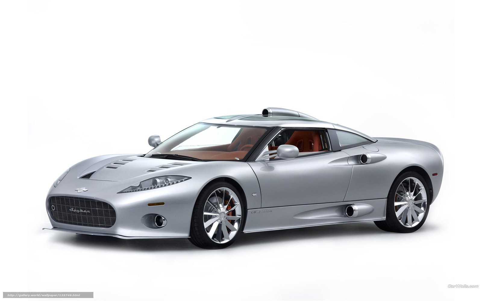silver sports car model