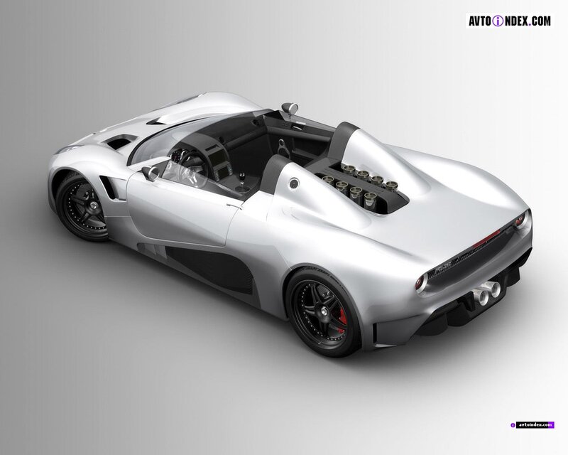 Silver Sports Car — Modern, 3d Render, Steering Wheel