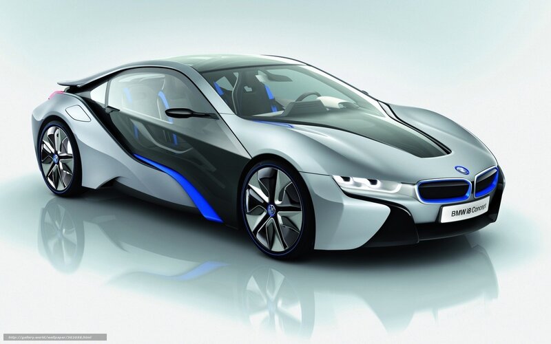 Silver Sports Car — Modern, 3d Render, Wheel, Headlight