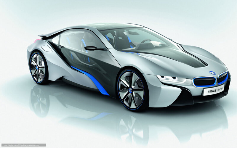 Silver Sports Car — Modern, 3d Render, Wheel