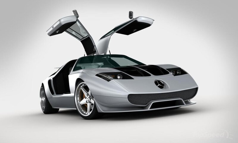 Silver Sports Car — Modern