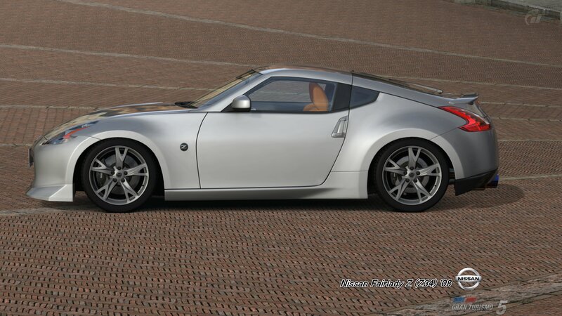 Silver Sports Car — Neutral, 3d Render, Brick Pavement