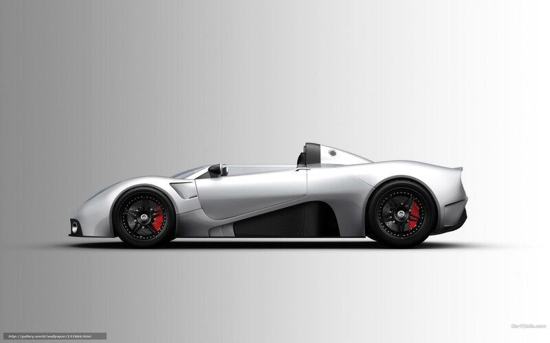 Silver Sports Car — Neutral, 3d Render, Wheels, Brakes