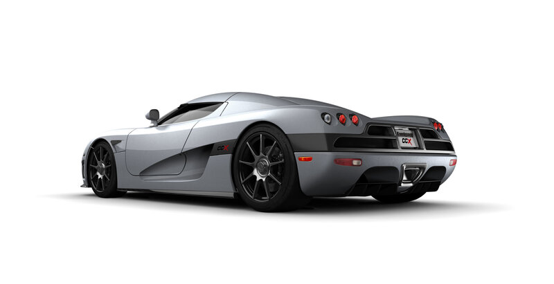 Silver Sports Car — Neutral, 3d Render, Wheels, Exhaust
