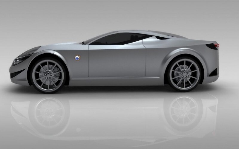 Silver Sports Car — Neutral, 3d Render, Wheels, Reflection