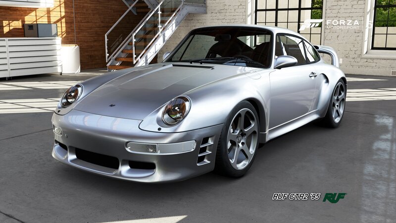Silver Sports Car — Neutral, Afternoon, 3d Render, Staircase