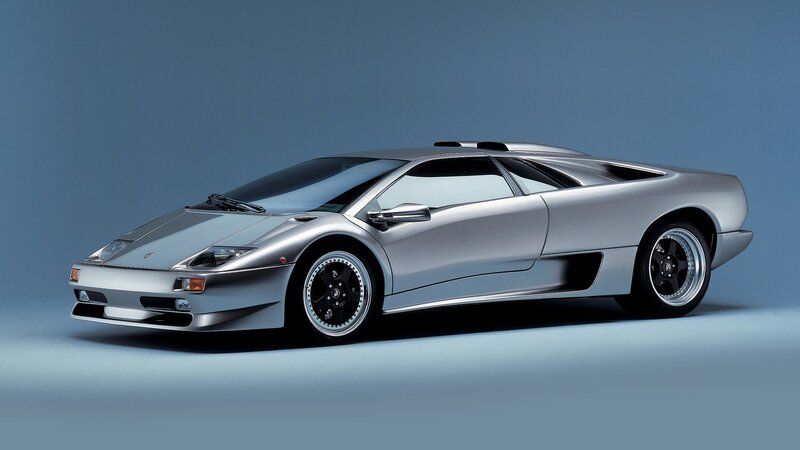 Silver Sports Car — Neutral, Blue