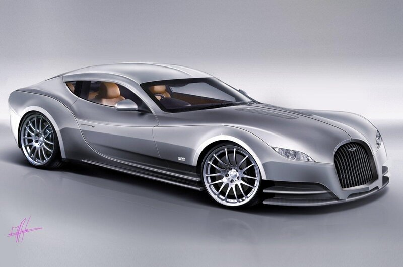 Silver Sports Car — Neutral, Digital Art