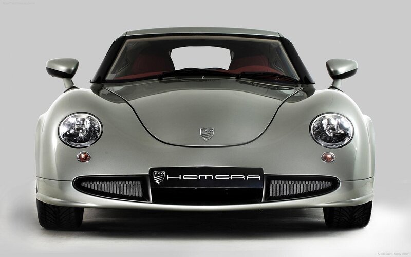 Silver Sports Car — Neutral, Photograph, Headlights