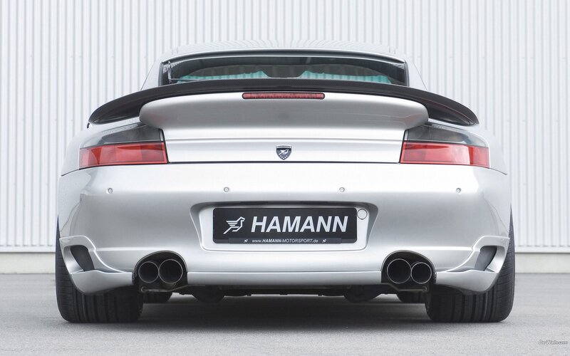 Silver Sports Car — Neutral, Photograph, Rear View, Spoiler
