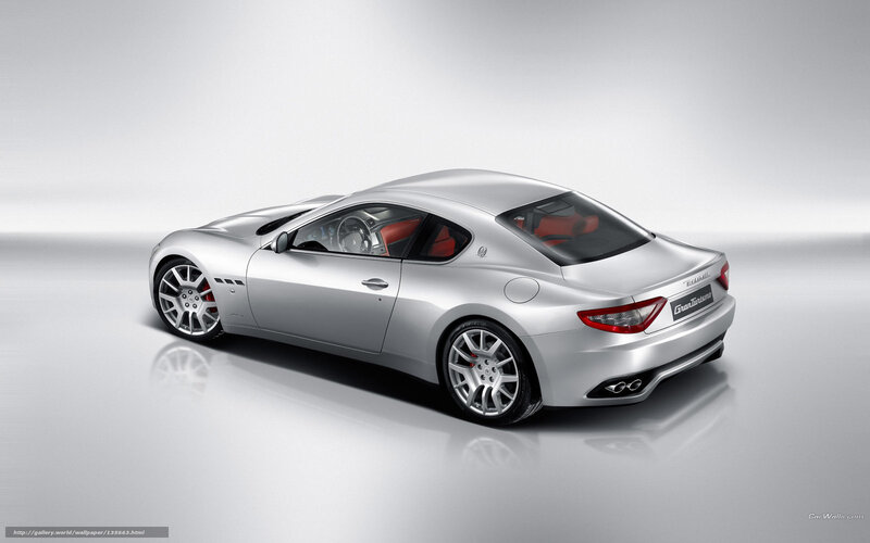 Silver Sports Car — Neutral, Photograph, Red Interior