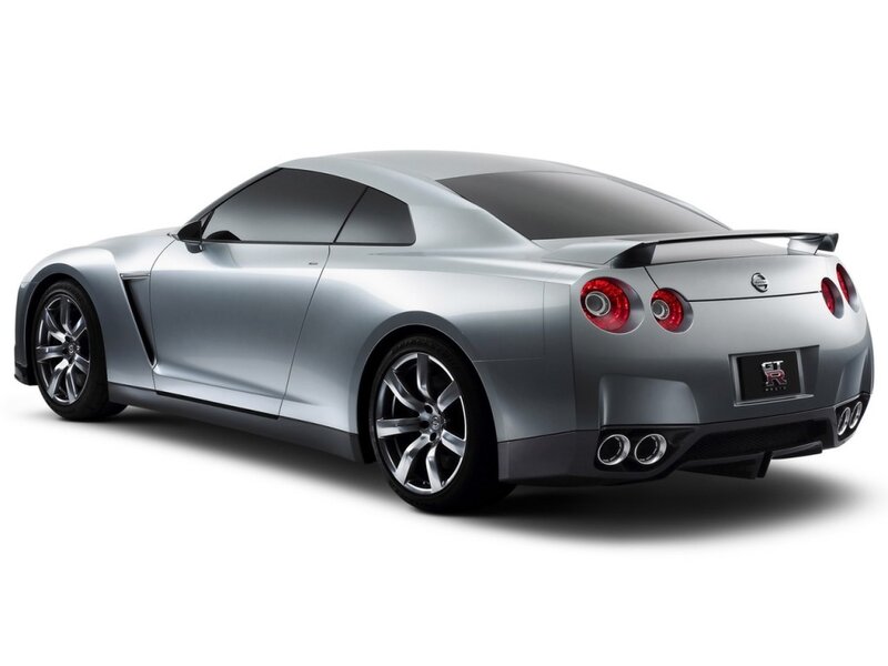 Silver Sports Car — Neutral, Photograph, Taillights, Spoiler