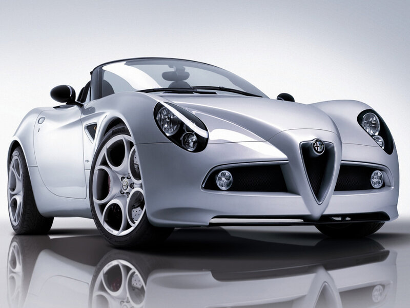 Silver Sports Car — Neutral, Photograph, Wheel, Headlight, Mirror