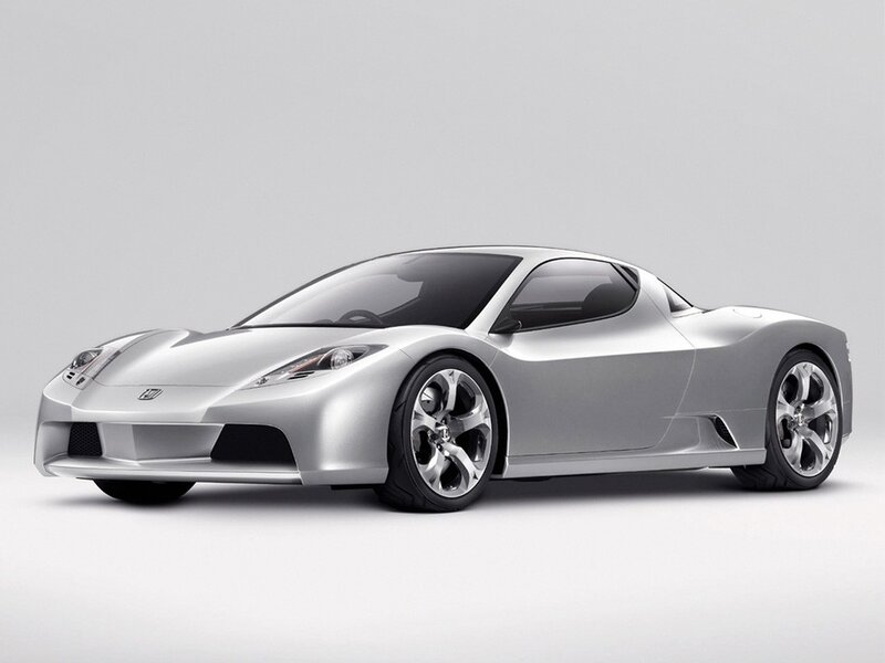 Silver Sports Car — Neutral, Photograph, Wheels, Windows, Black, Honda
