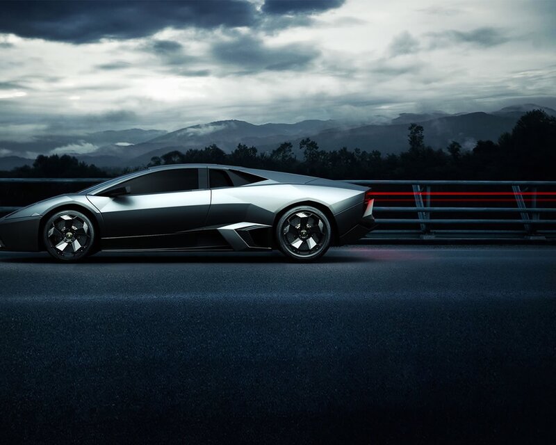 Silver sports car on a bridge