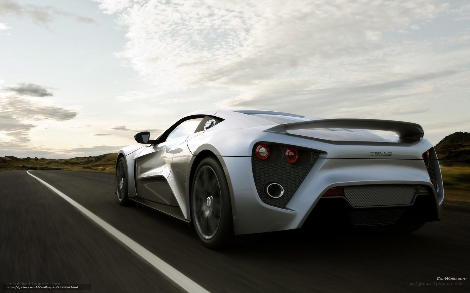 silver sports car on road