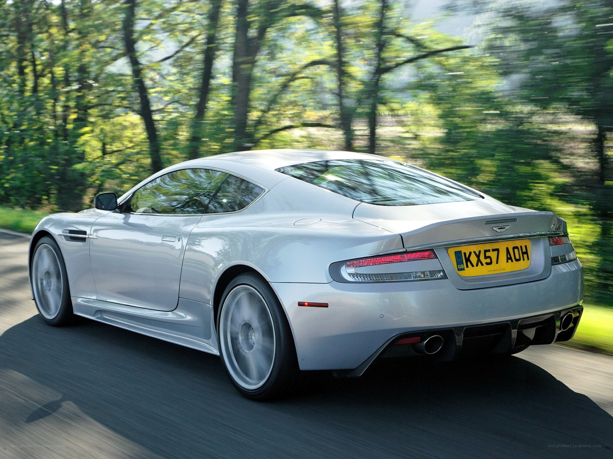 silver sports car on road