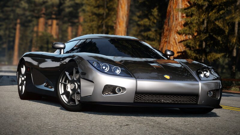 silver sports car on road