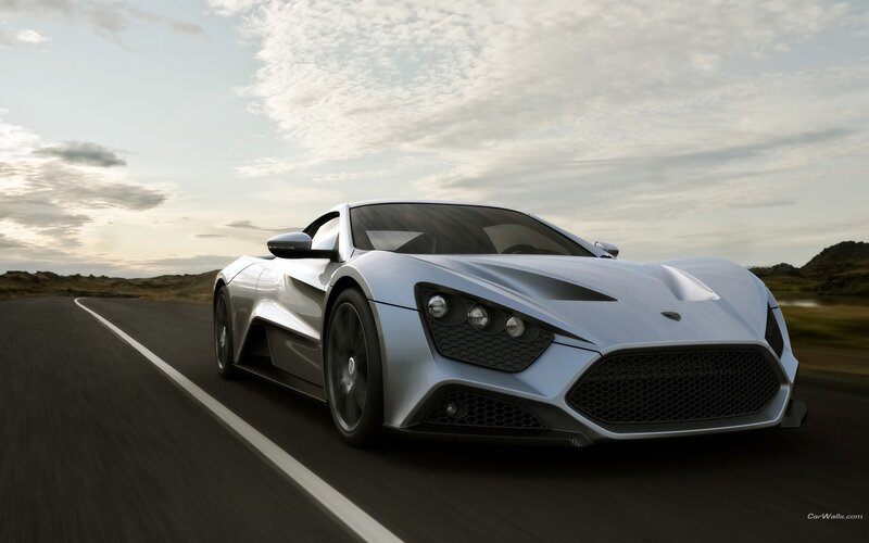 silver sports car on road