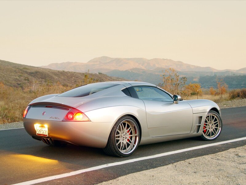 silver sports car on road
