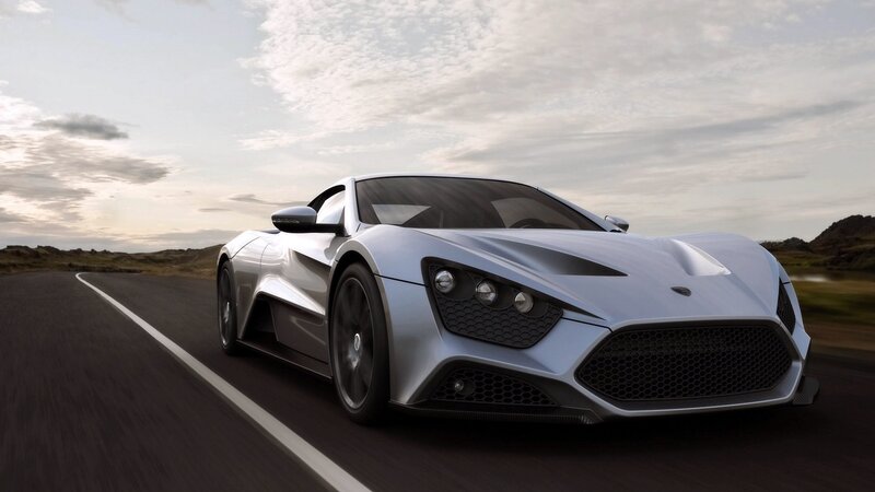 silver sports car on road