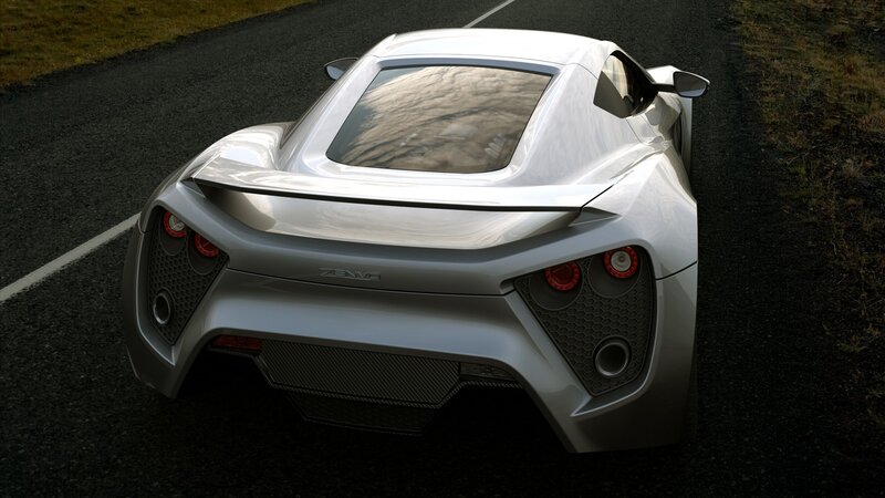 silver sports car on road