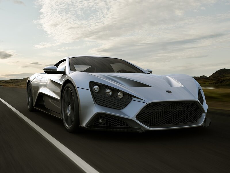 silver sports car on road