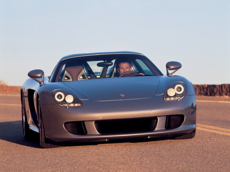 silver sports car on road