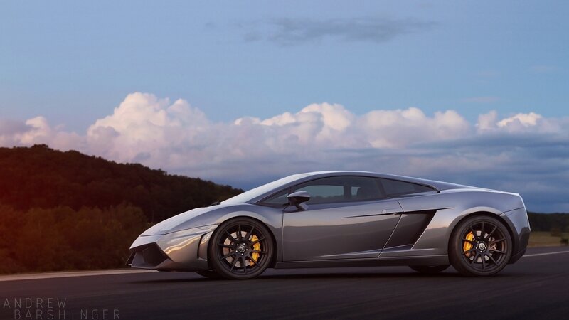 silver sports car on road