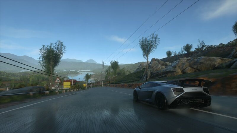 Silver Sports Car on Road — Gray