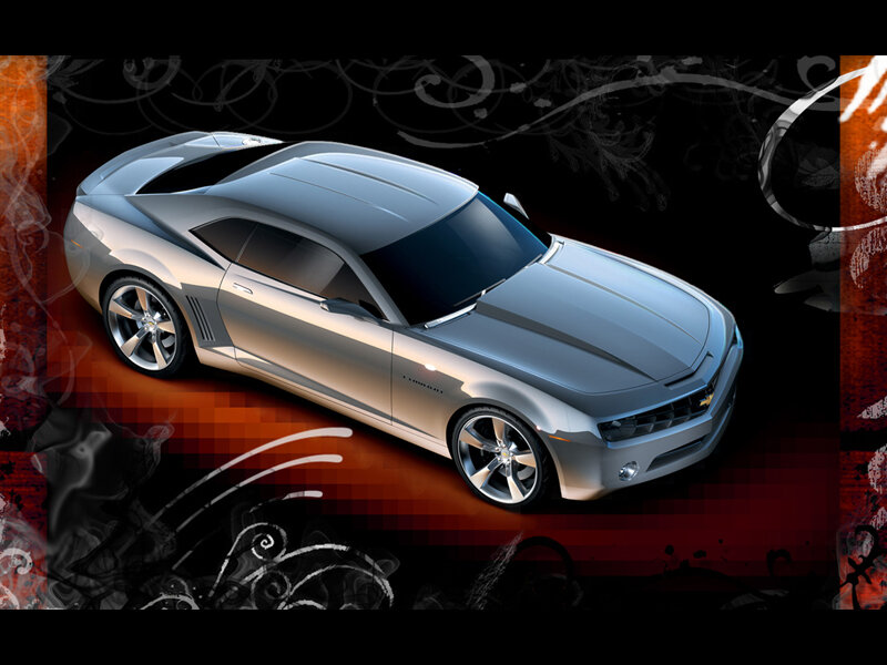 Silver sports car on stylized background