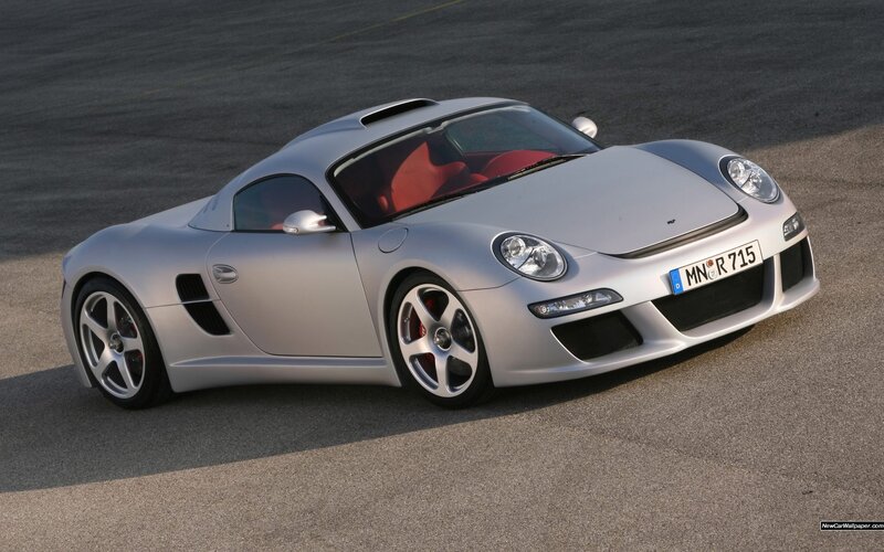 silver sports car on track